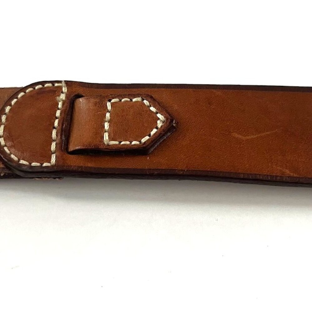 Banana Republic Brown Leather Belt with Brass Buckle - Picture 5 of 16